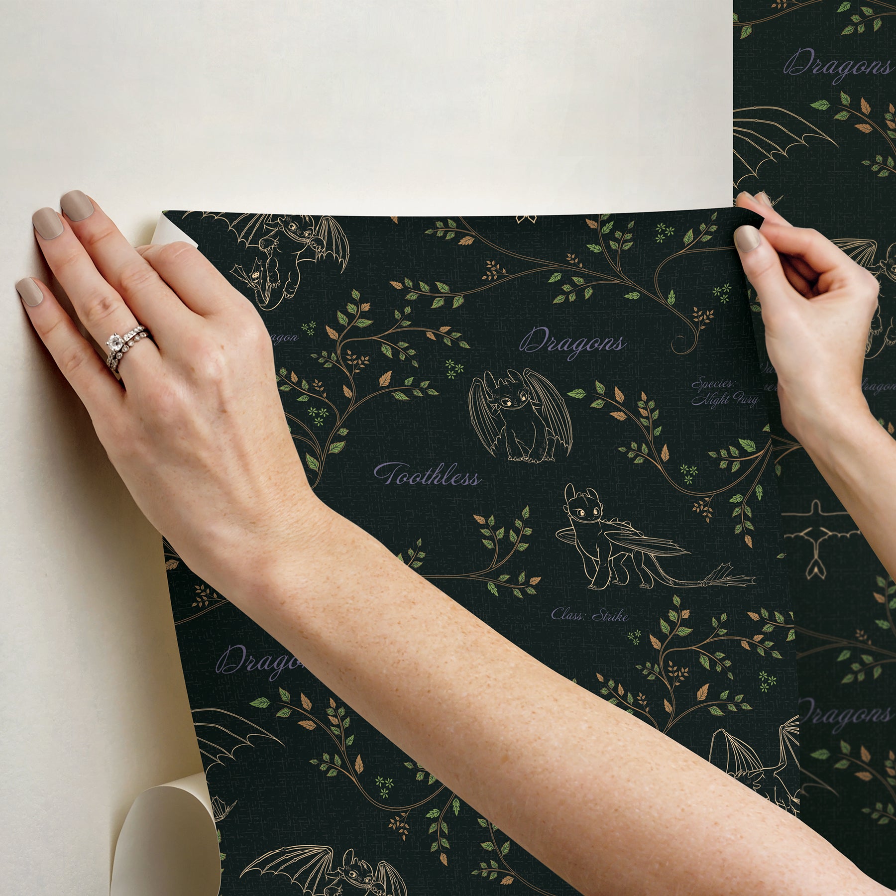 RMWS1297 Peel and Stick Wallpaper - how to stick