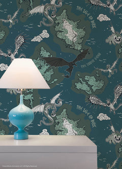 RMWS1300 Peel and Stick Wallpaper in a room setting