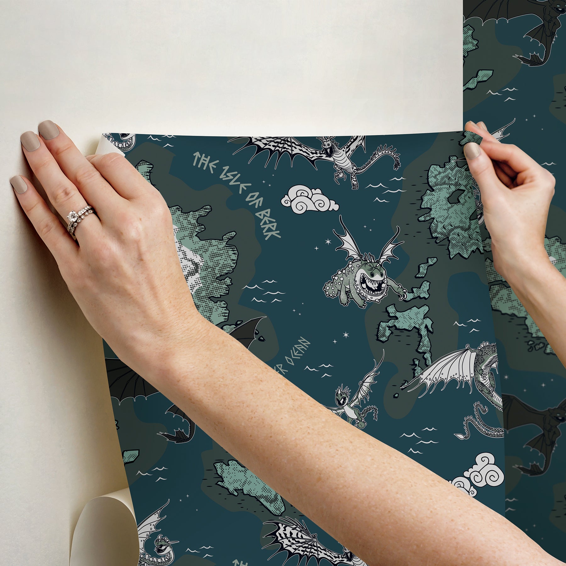 RMWS1300 Peel and Stick Wallpaper - how to stick