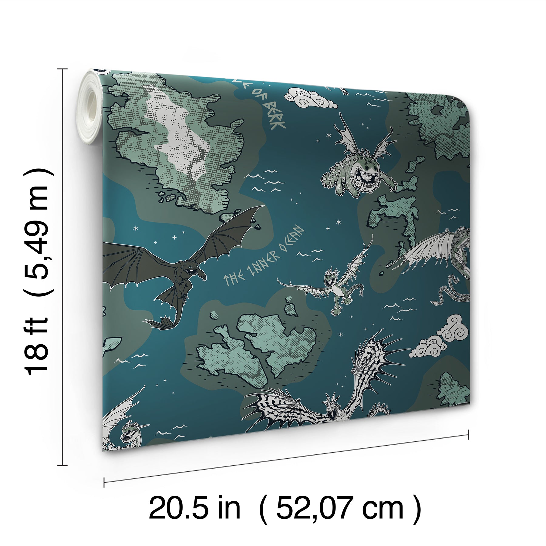 RMWS1300 Peel and Stick Wallpaper - dimensions