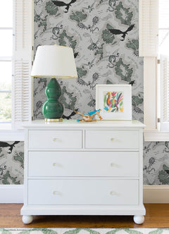 RMWS1301 Peel and Stick Wallpaper in a room setting