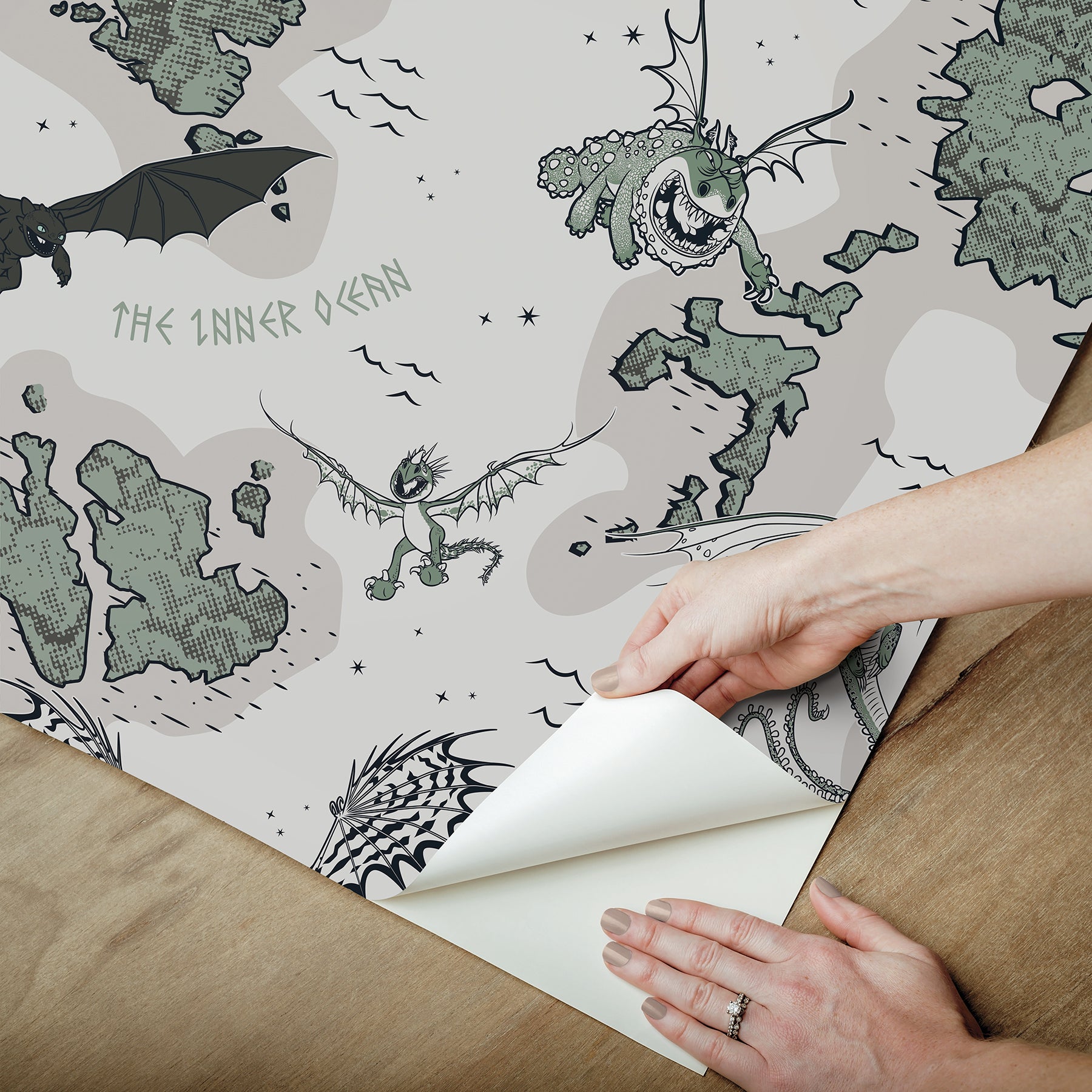 RMWS1301 Peel and Stick Wallpaper - how to peel