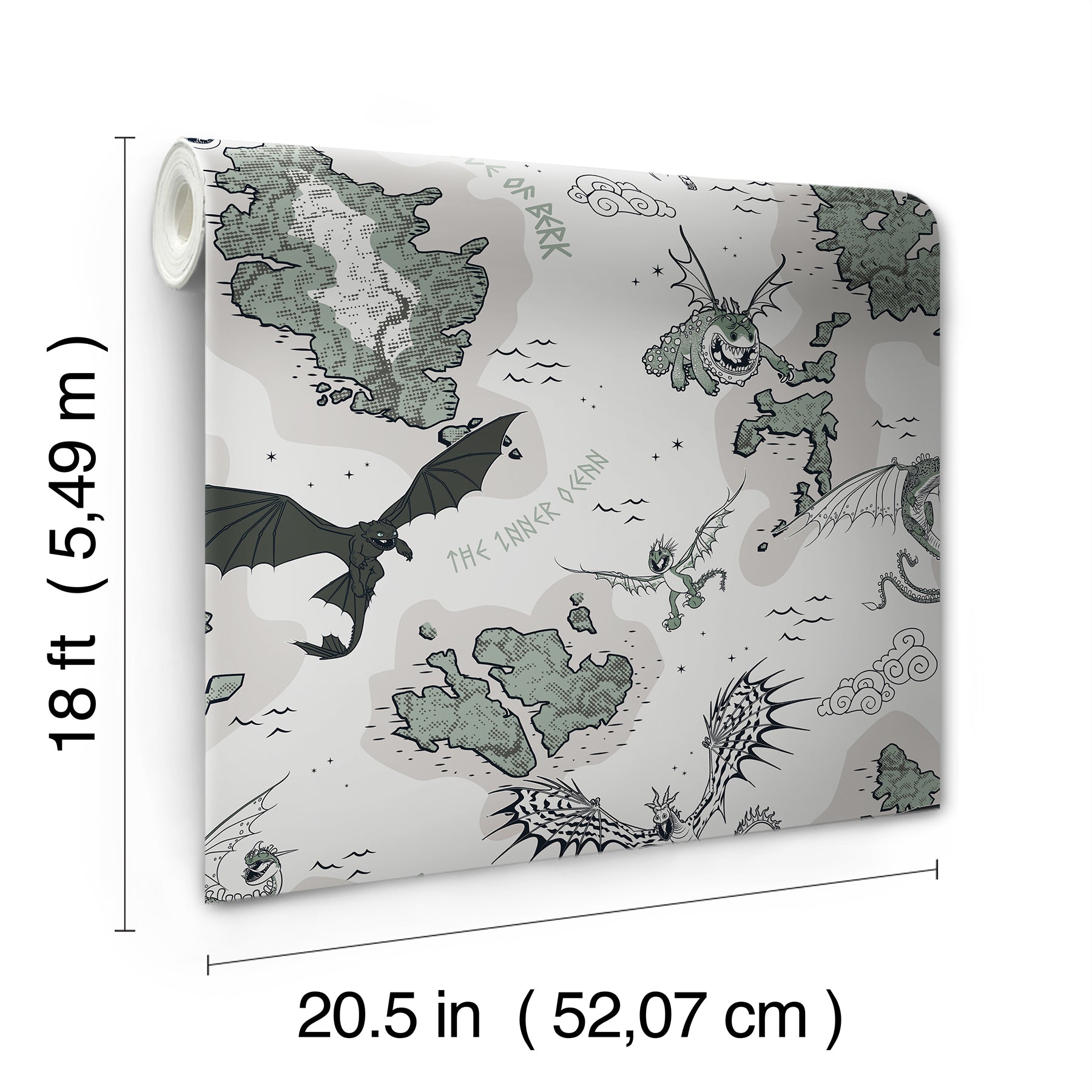 RMWS1301 Peel and Stick Wallpaper - dimensions