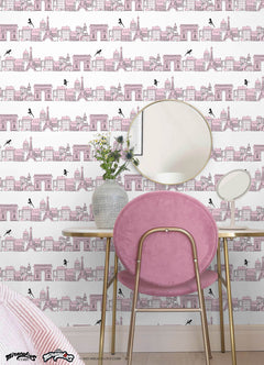 RMWS1302 wallpaper in a room setting