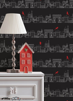 RMWS1303 wallpaper in a room setting