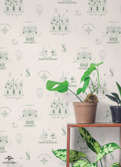Wicked Land of Oz P&S Wallpaper in a room setting