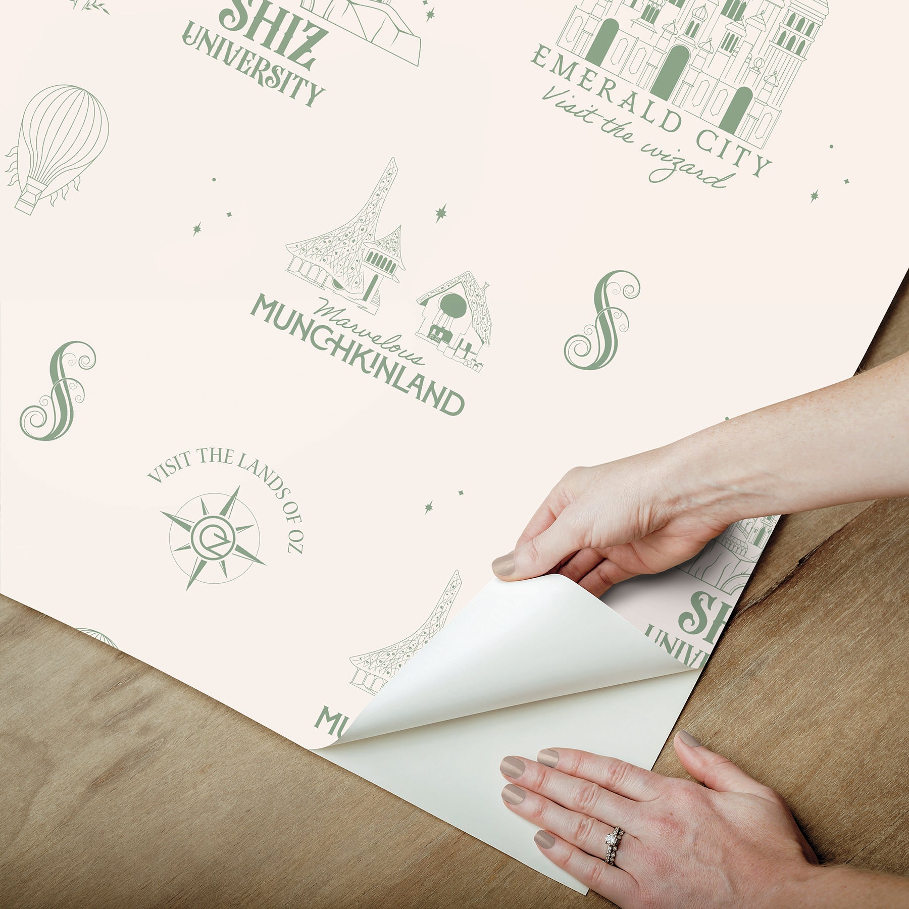 Wicked Land of Oz P&S Wallpaper - how to peel