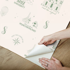 Wicked Land of Oz P&S Wallpaper - how to peel