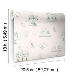 Wicked Land of Oz P&S Wallpaper - dimensions