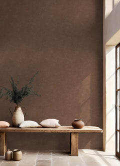 Daphne Limewash P&S Wallpaper in a room setting
