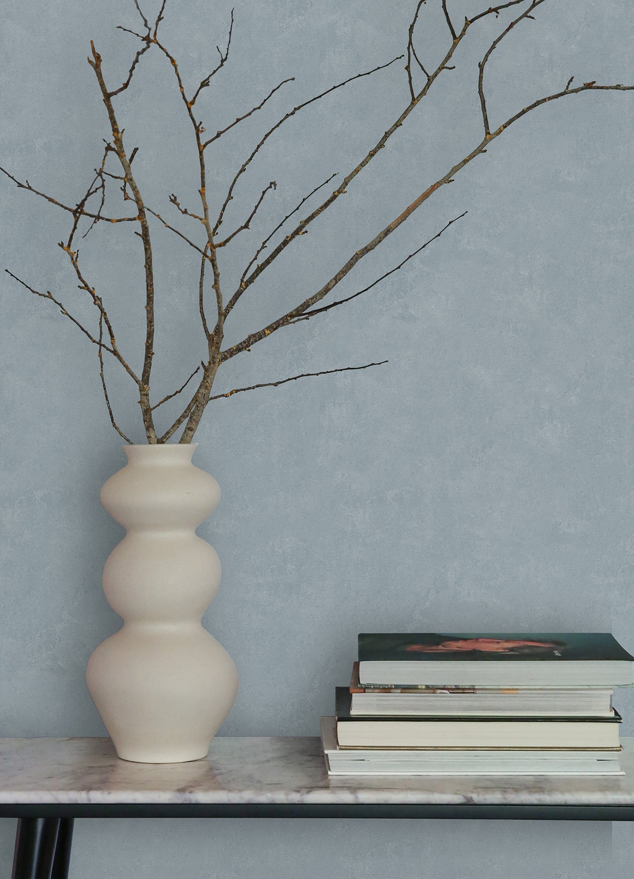 Daphne Limewash P&S Wallpaper in a room setting