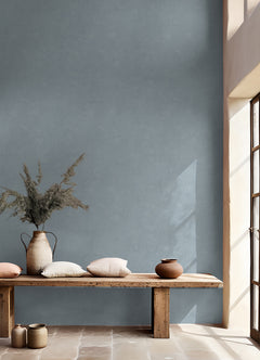 Daphne Limewash P&S Wallpaper in a room setting