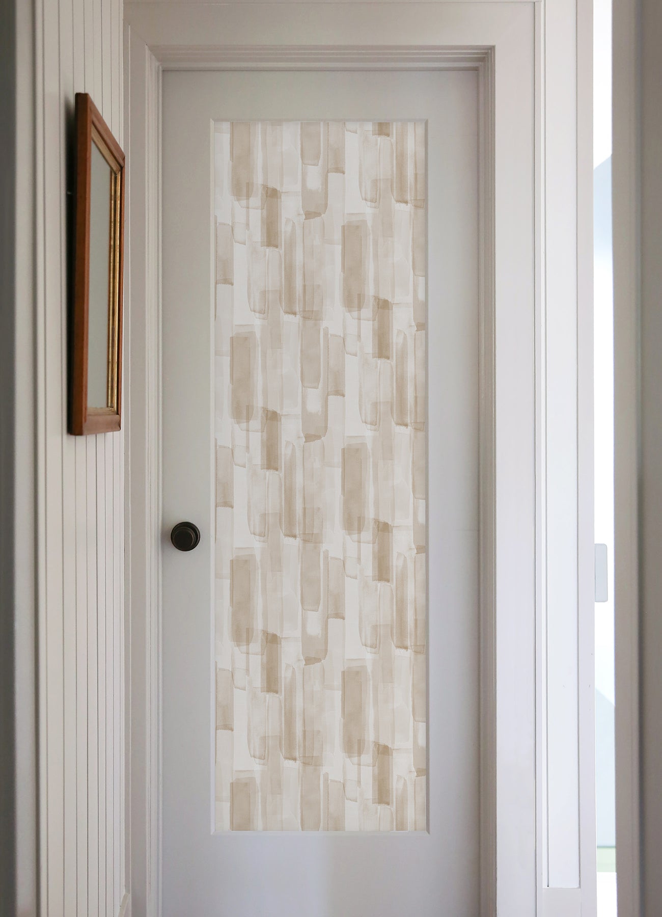Watercolor Glass P&S Wallpaper in a room setting