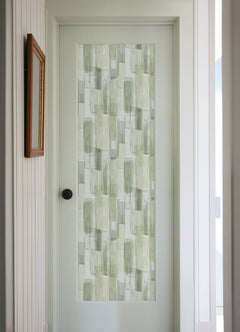 Watercolor Glass P&S Wallpaper in a room setting