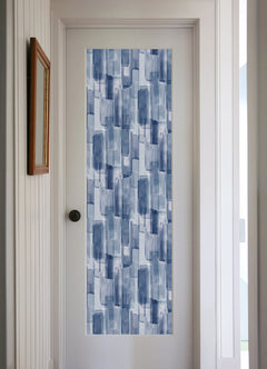 Watercolor Glass P&S Wallpaper in a room setting