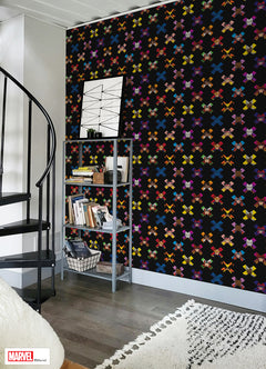 Marvel's X-MEN '97 Faces P&S Wallpaper in a room setting