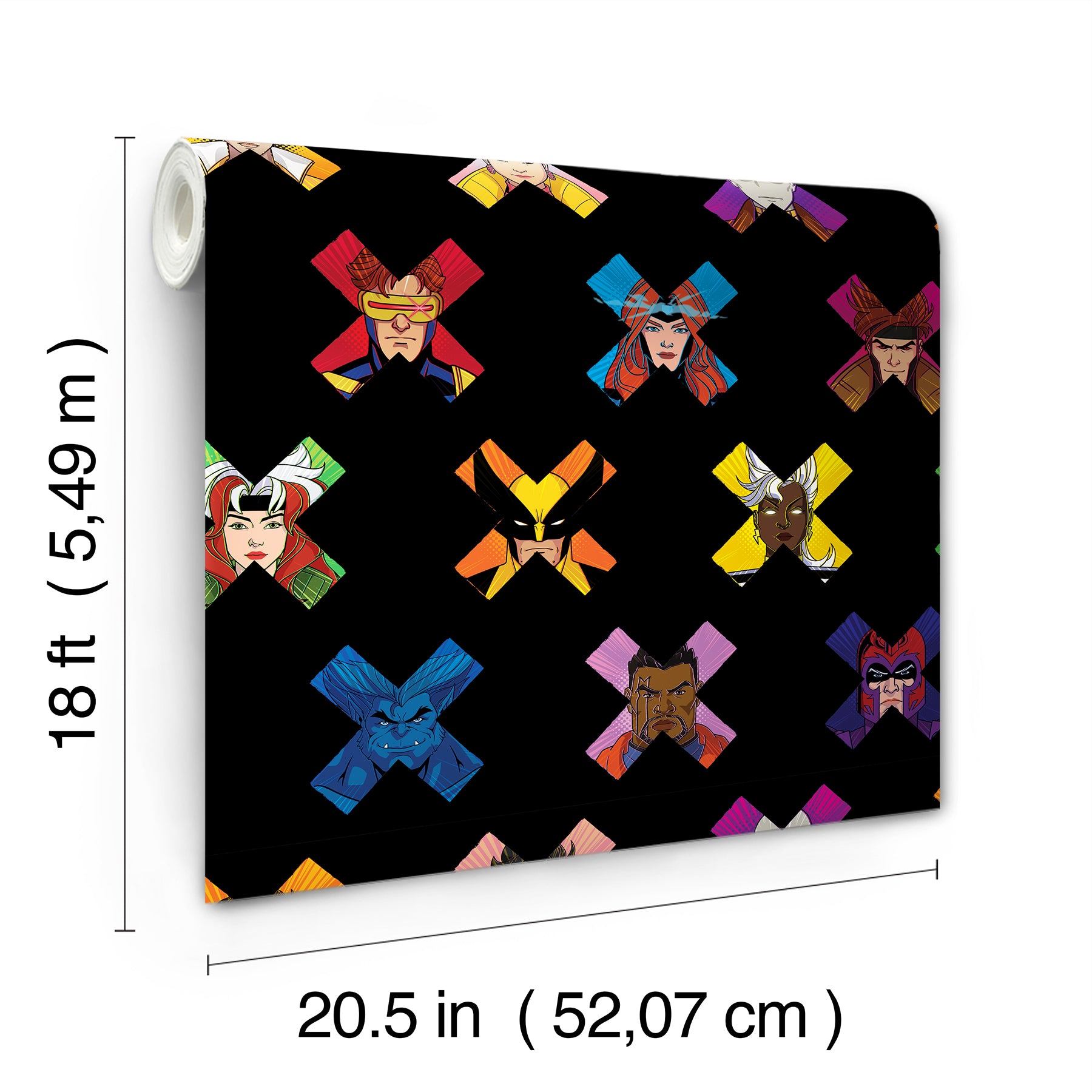 Marvel's X-MEN '97 Faces P&S Wallpaper - dimensions