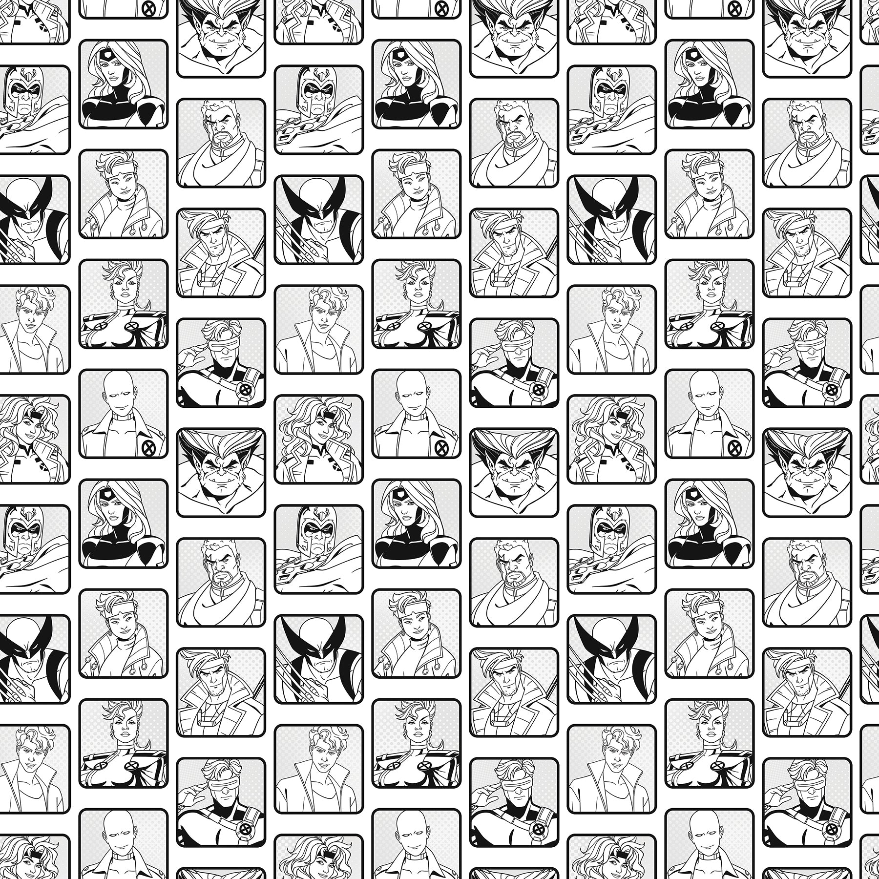 Marvel's X-MEN ‘97 Comic Cast P&S Wallpaper by WallPops