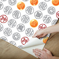 Dragons Peel and Stick Wallpaper - how to peel