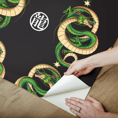 Dragons Peel and Stick Wallpaper - how to peel