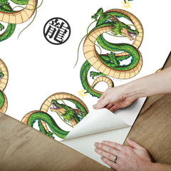 Dragons Peel and Stick Wallpaper - how to peel