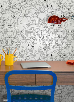 RMWS1331 peel and stick wallpaper in a room setting