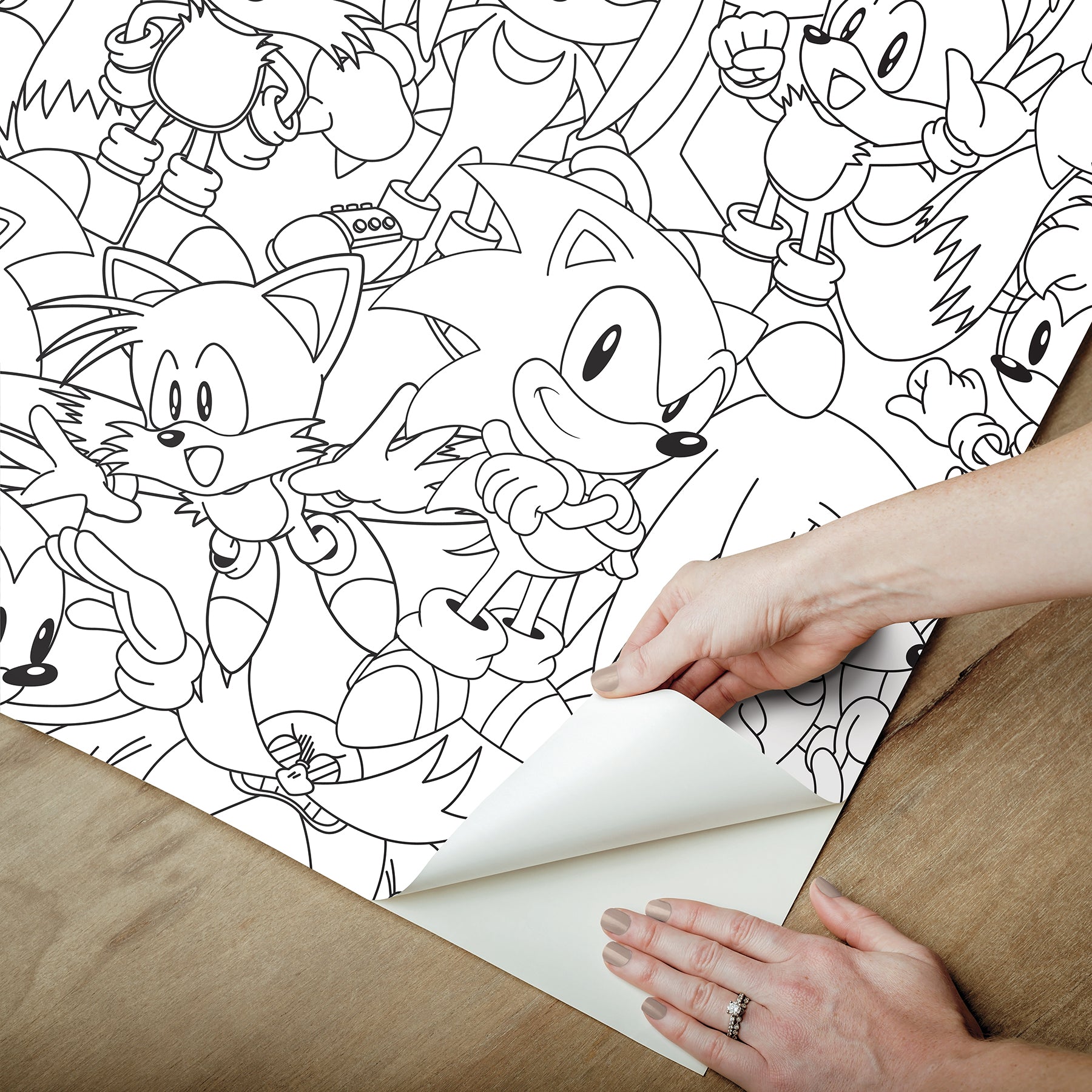 RMWS1331 peel and stick wallpaper - how to peel