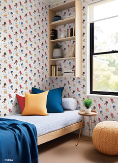 RMWS1332 peel and stick wallpaper in a room setting