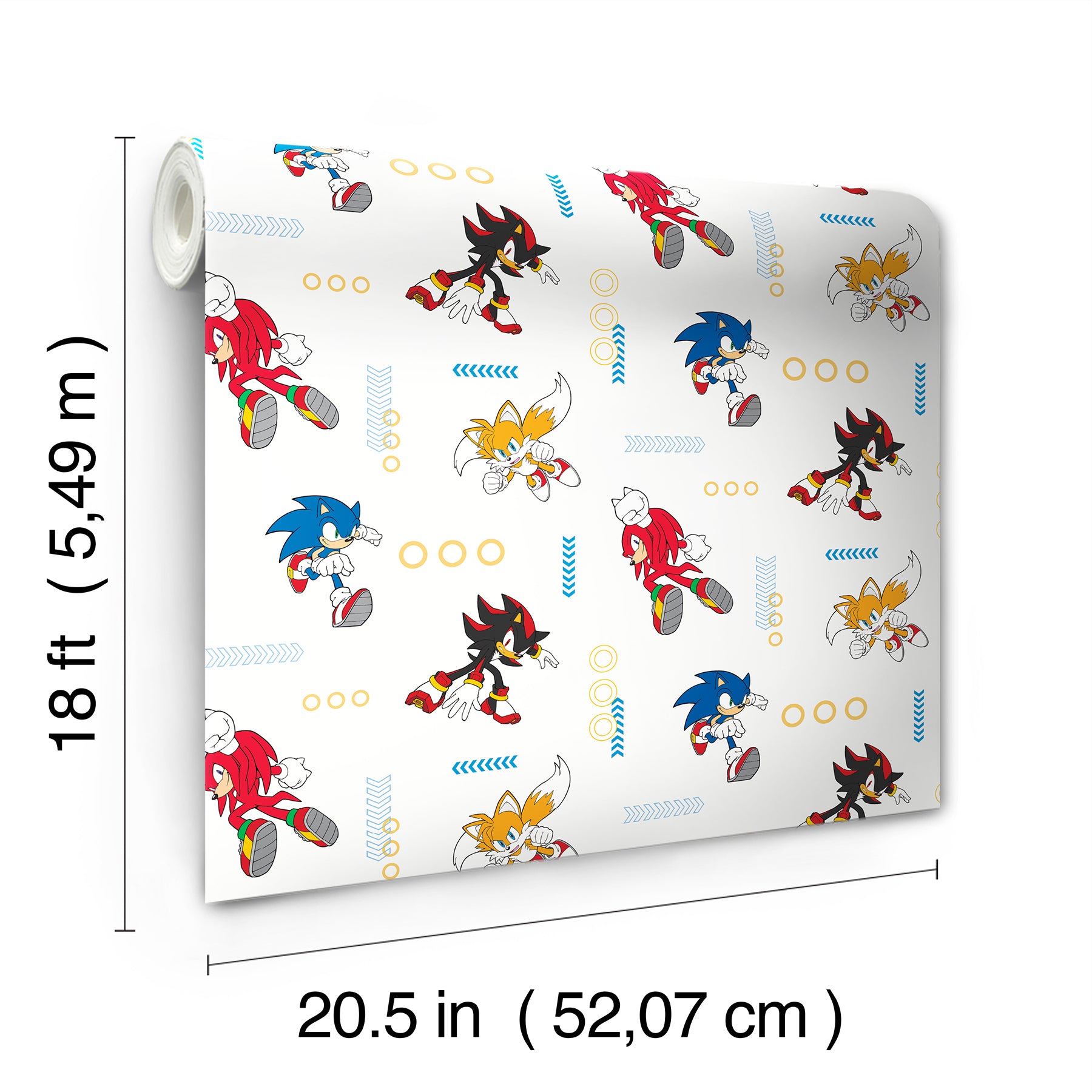 RMWS1332 peel and stick wallpaper - dimensions