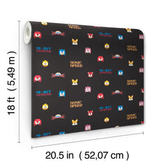 RMWS1333 peel and stick wallpaper - dimensions