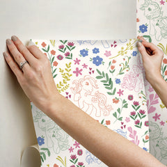 My Little Pony Retro Floral P&S Wallpaper - how to stick