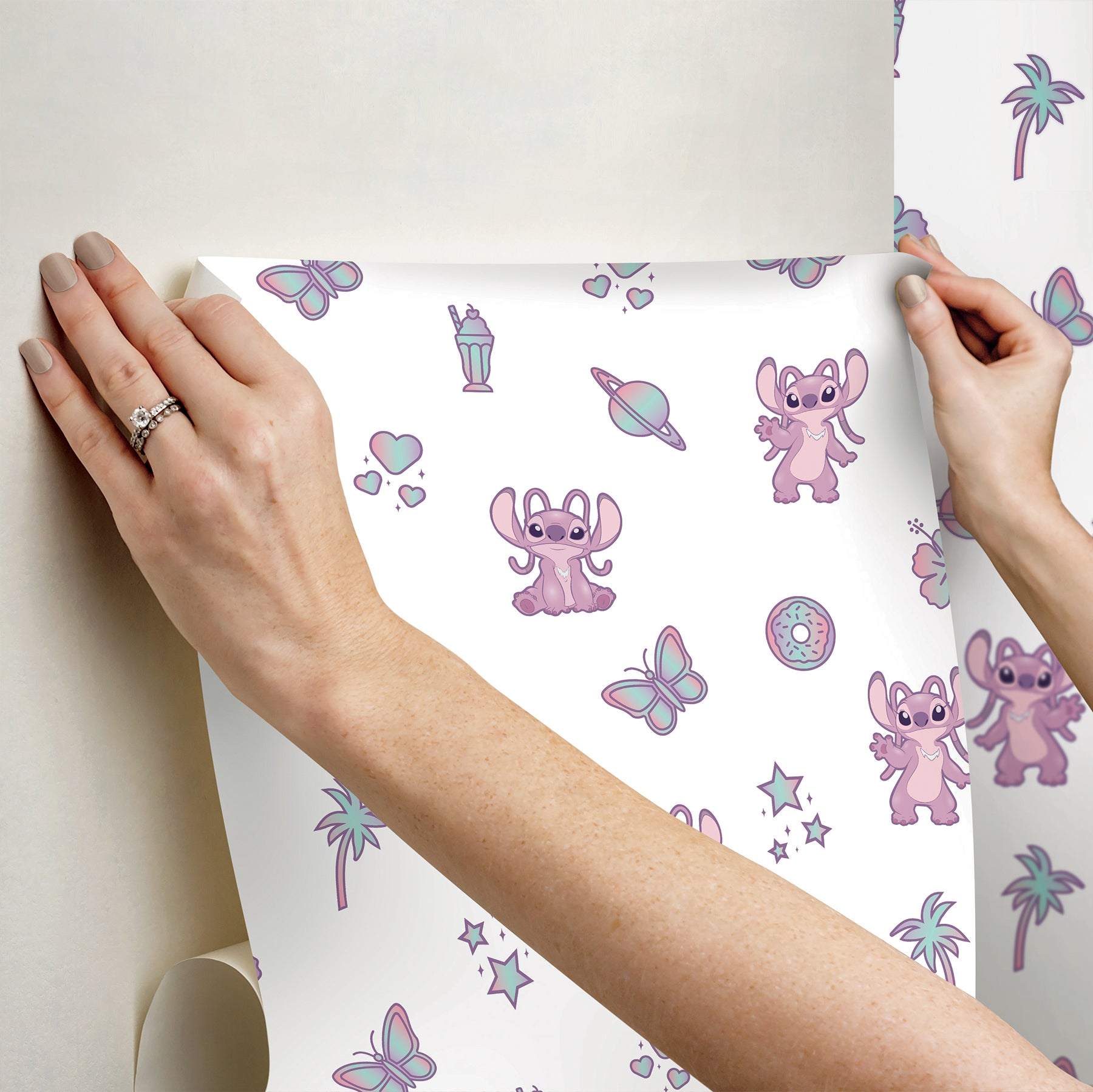 Disney2 Peel and Stick Wallpaper - how to stick