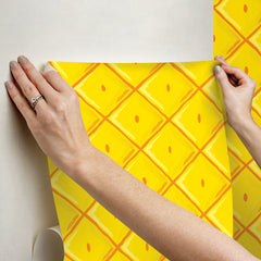 RMWS1364 peel and stick wallpaper - how to stick