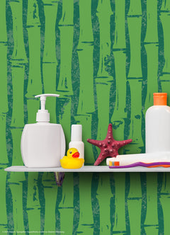 RMWS1367 peel and stick wallpaper in a room setting