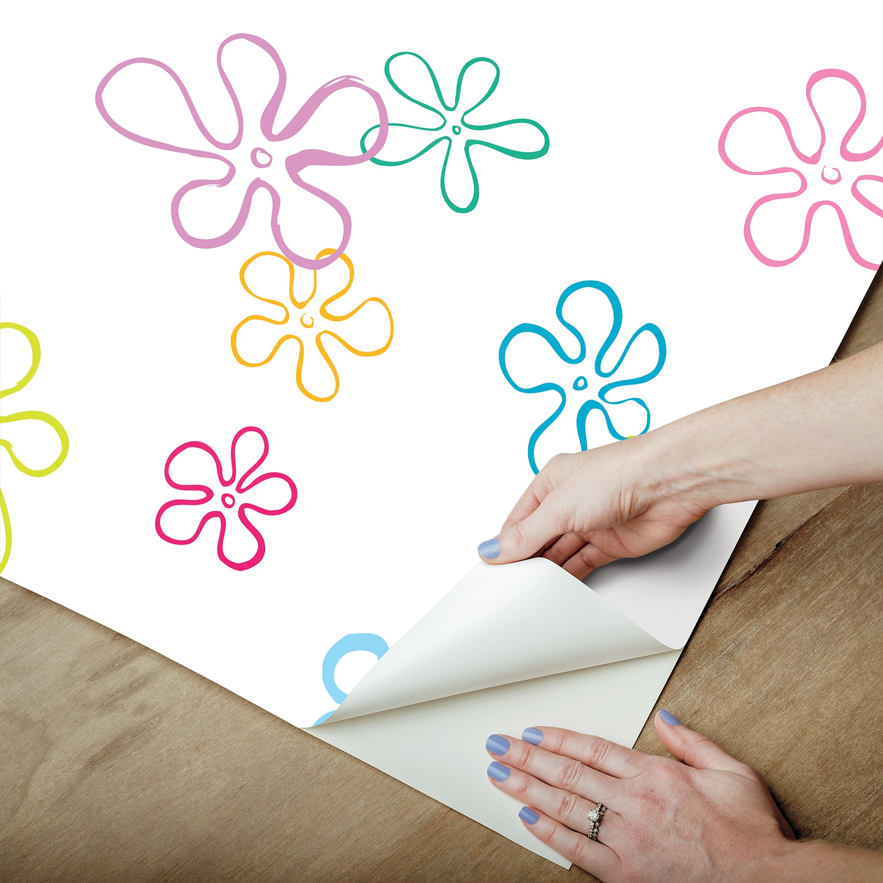 RMWS1368 peel and stick wallpaper - how to peel