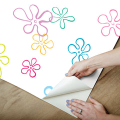 RMWS1368 peel and stick wallpaper - how to peel