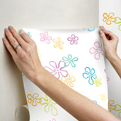 RMWS1368 peel and stick wallpaper - how to stick
