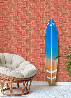 RMWS1370 peel and stick wallpaper in a room setting