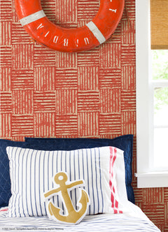 RMWS1370 peel and stick wallpaper in a room setting