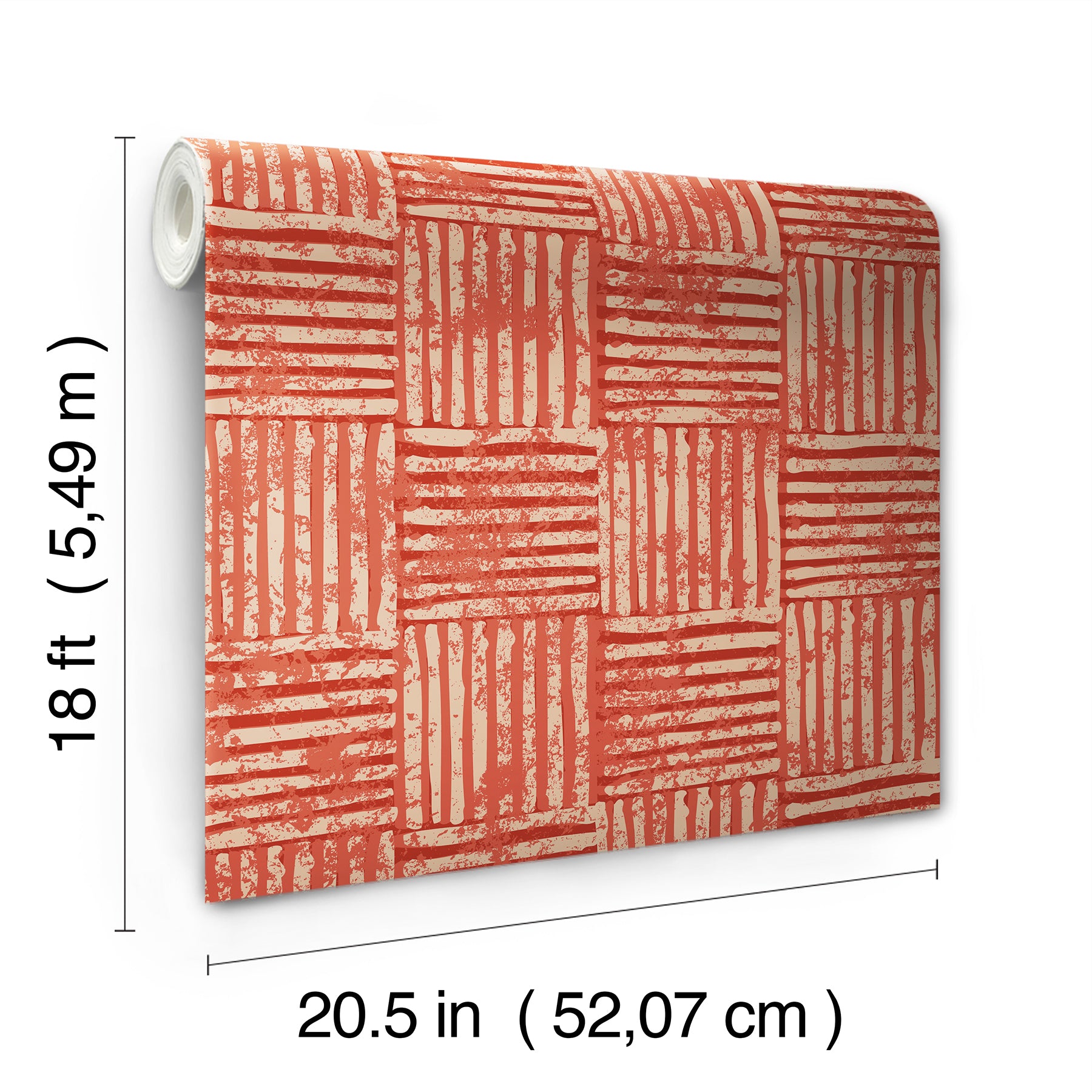 RMWS1370 peel and stick wallpaper - dimensions