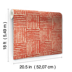 RMWS1370 peel and stick wallpaper - dimensions