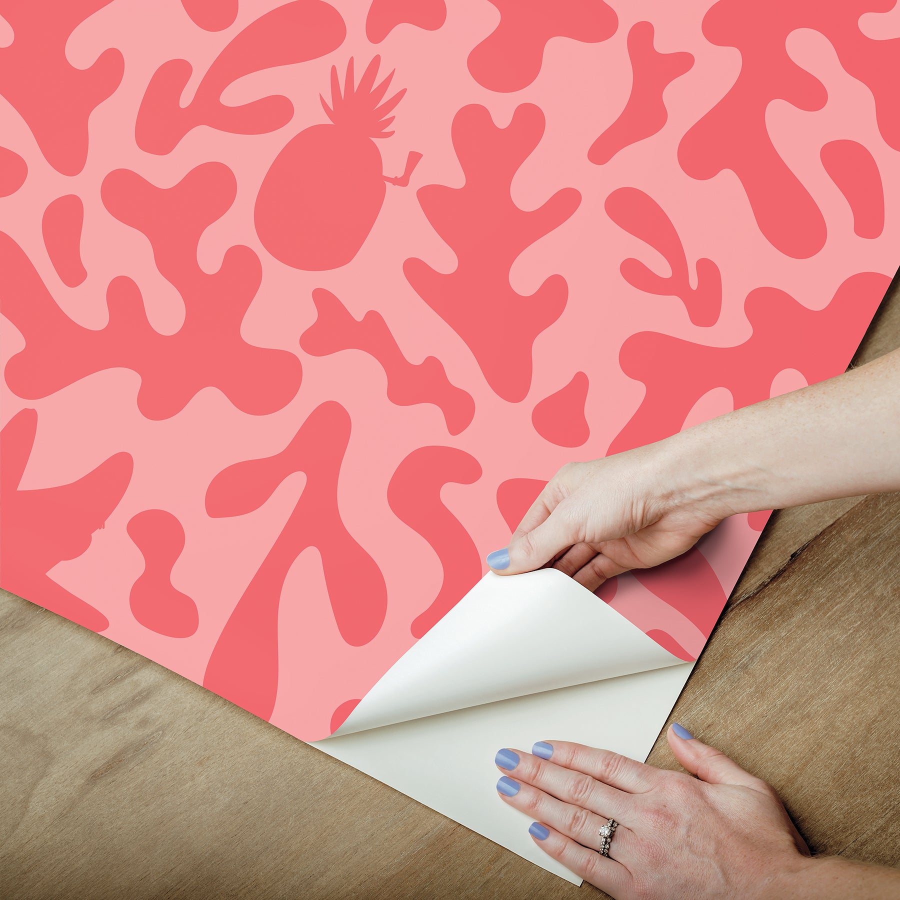 RMWS1372 peel and stick wallpaper - how to peel