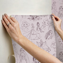 Disney2 Peel and Stick Wallpaper - how to stick