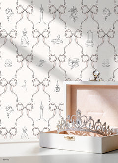 Disney2 Peel and Stick Wallpaper in a room setting