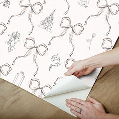 Disney2 Peel and Stick Wallpaper - how to peel