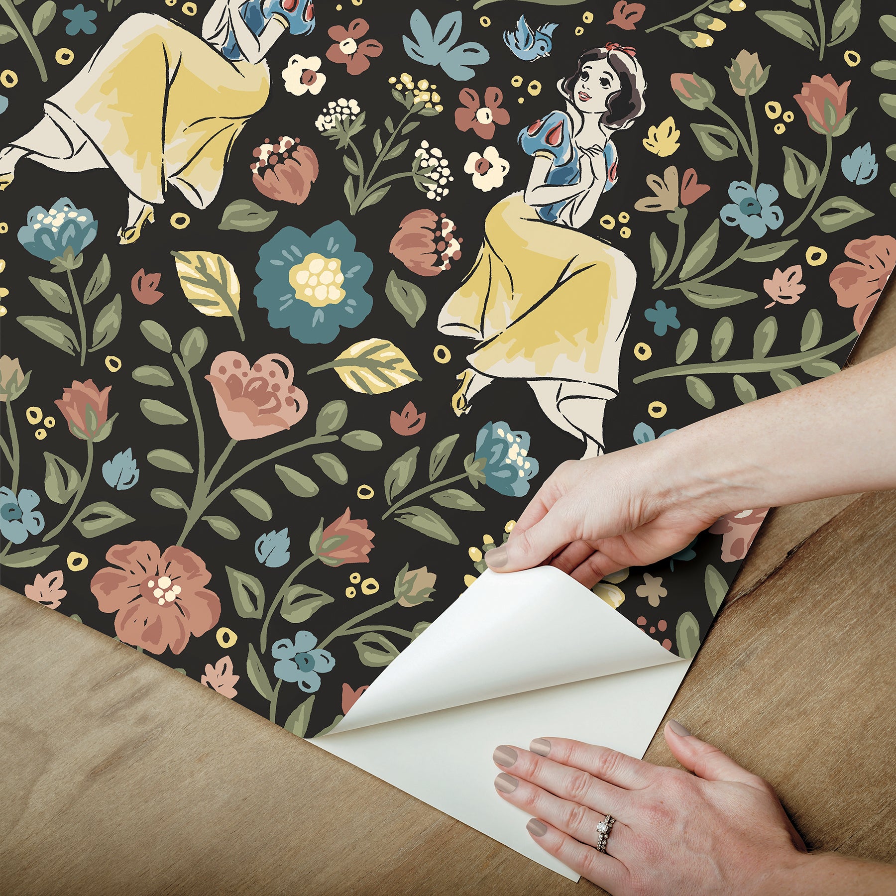 Disney 3 Peel and Stick Wallpaper - how to peel