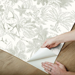 Disney2 Peel and Stick Wallpaper - how to peel