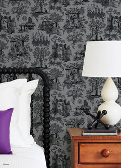 Disney Peel and Stick Wallpaper in a room setting