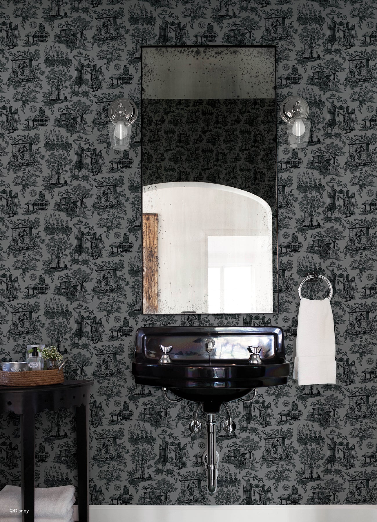Disney Peel and Stick Wallpaper in a room setting