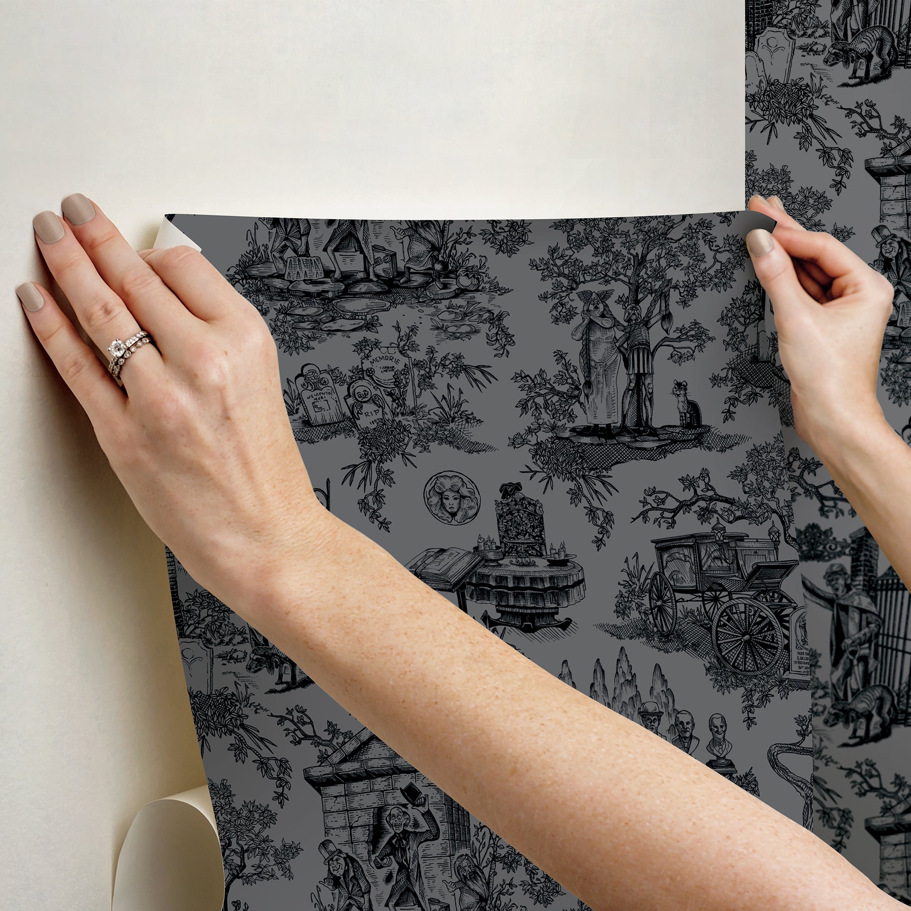 Disney Peel and Stick Wallpaper - how to stick